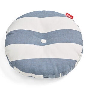 Circle Sitzkissen stripe Ocean blue