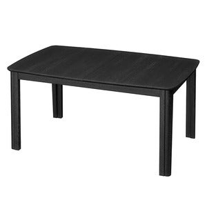 SM107 Esstisch 101x160-316-368 cm Schwarz lackierte Eiche