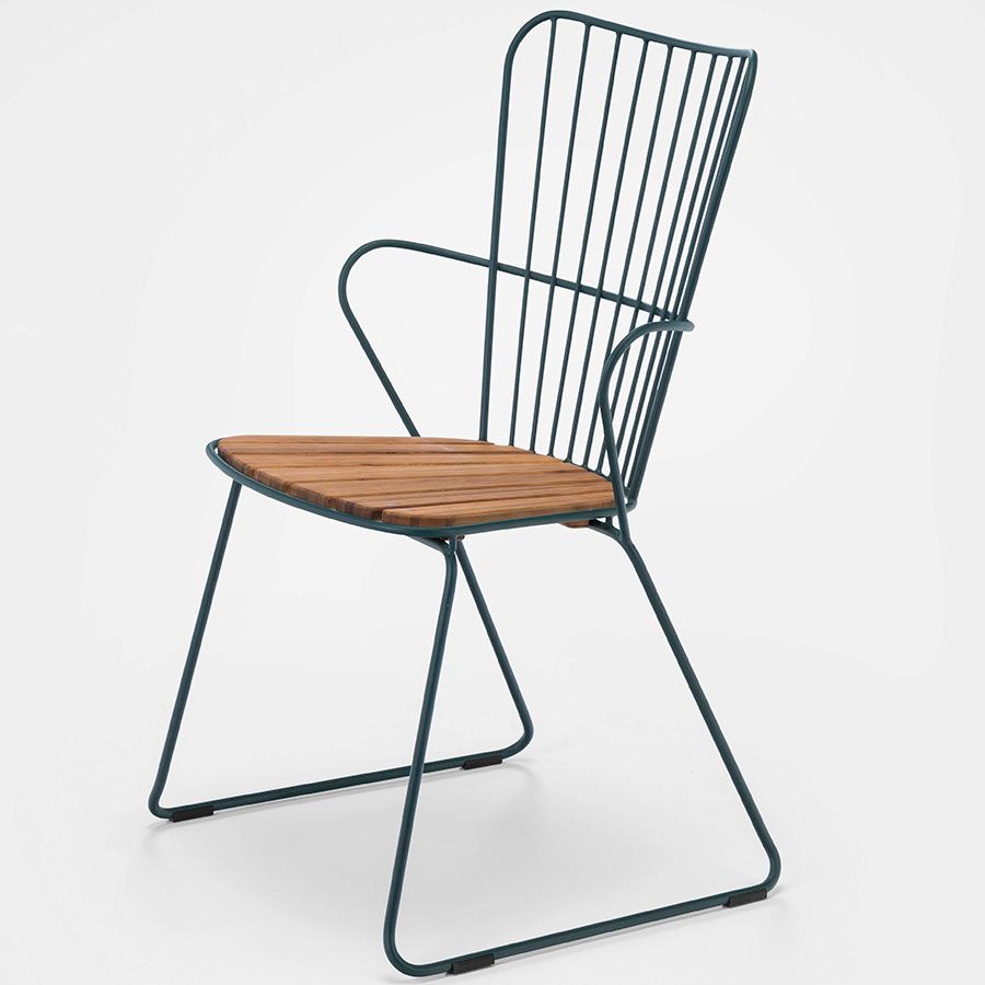 Paon Esszimmerstuhl Kiefer grün Stahl