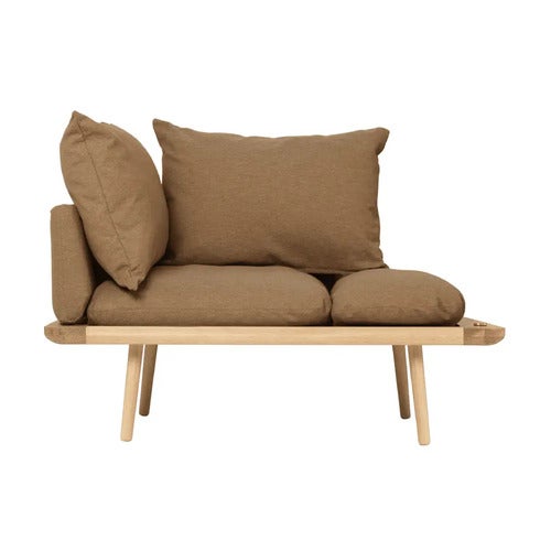 Lounge Around 1,5-Sitzer-Sofa Oak/Sugar Brown