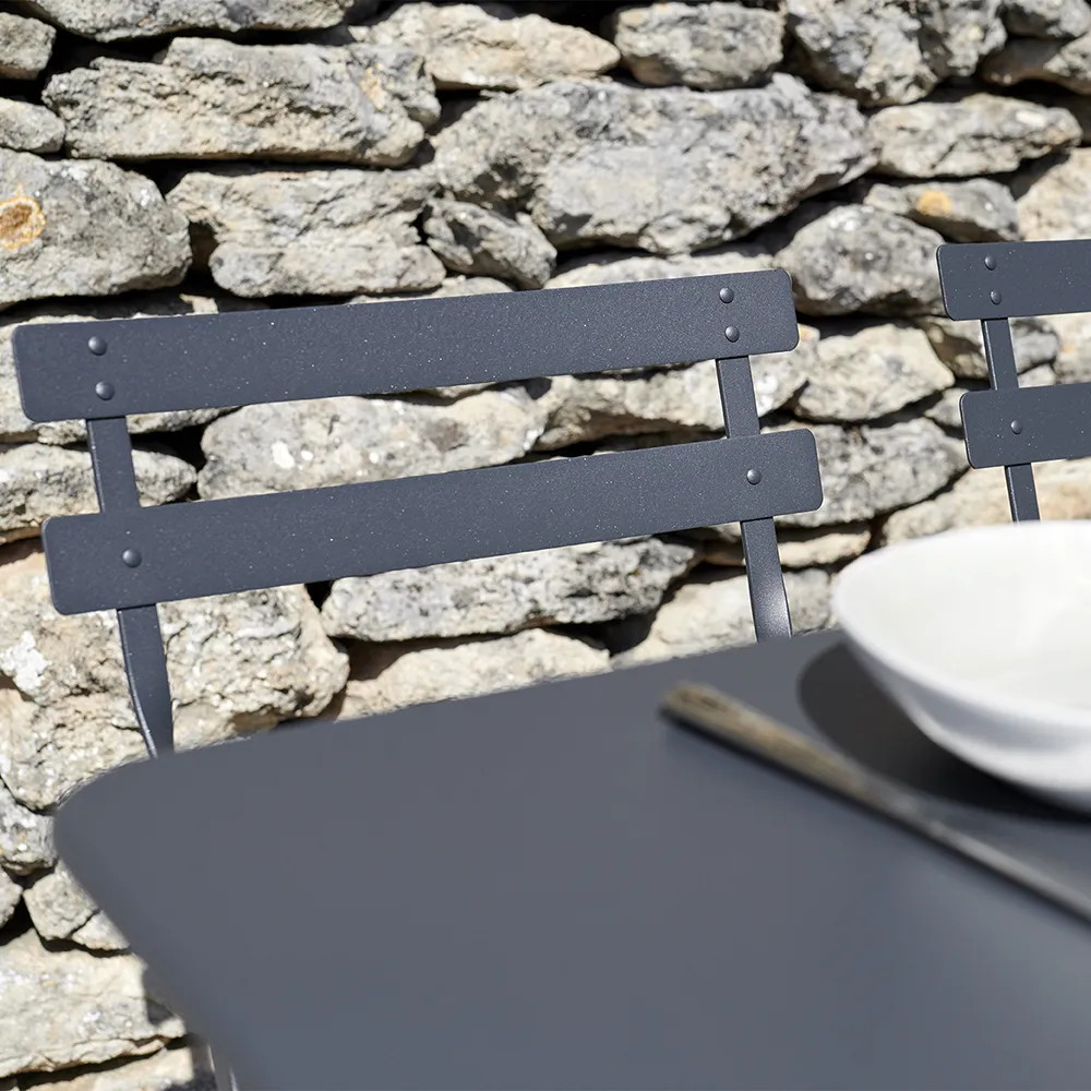 Bistro tisch 97 x 57 cm Anthracite