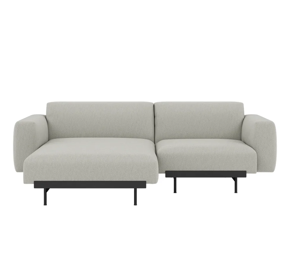 Muuto, In Situ 2-Sitzer-Modulsofa Config 5 - Clay12/Schwarz