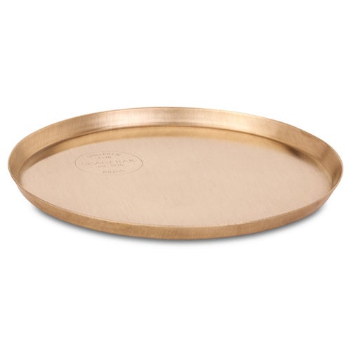 Edge Plate 18 cm Messing