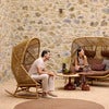 Hive Schaukelstuhl Teakholz Fuß
