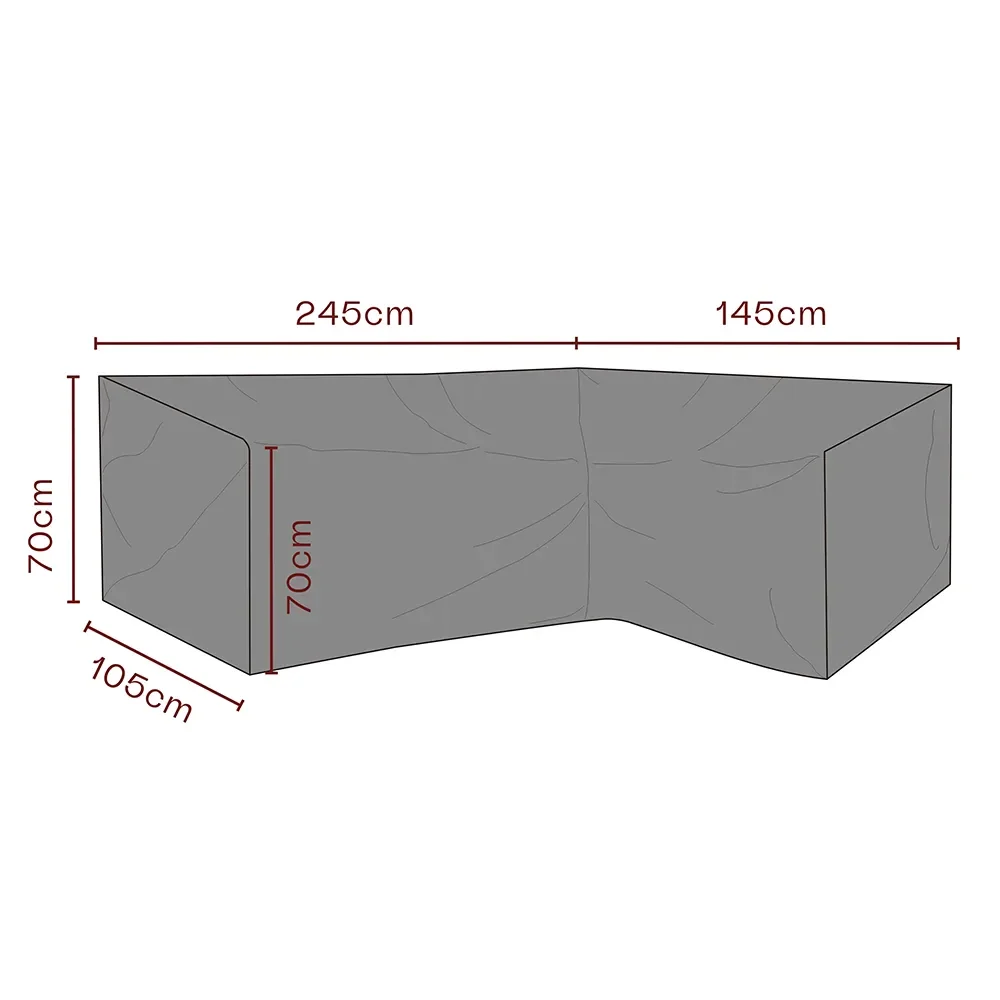 Möbelschutzhülle Ecksofa 145/245x70x105 cm Premium