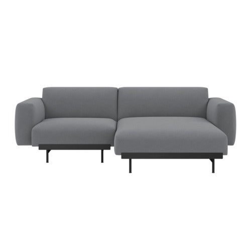 In Situ 2-Sitzer-Modulsofa Config 4 - Ocean80/Schwarz