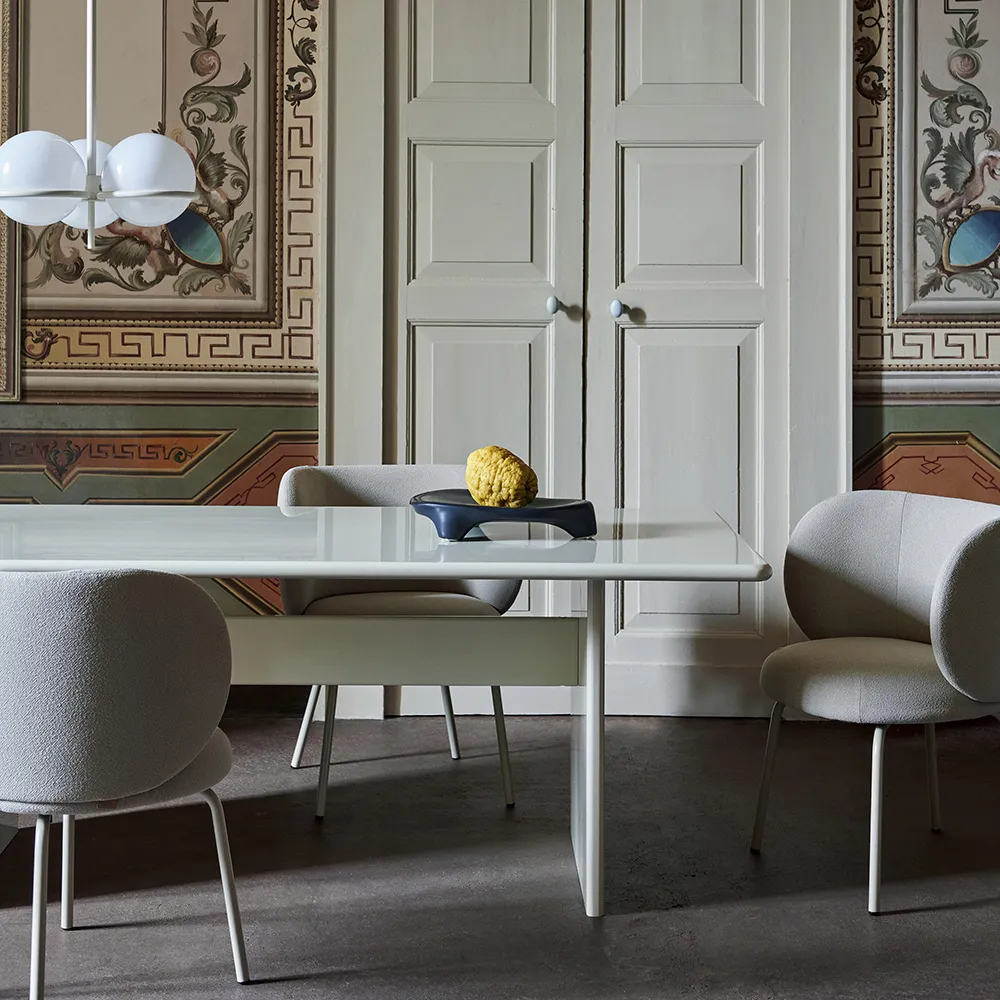 Rink Esstisch 200x90 cm - Eggshell