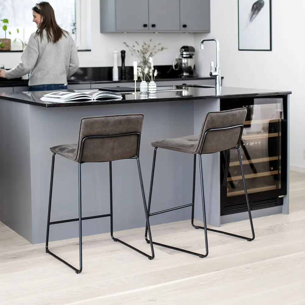 Elvis Barhocker braun 2er-Pack