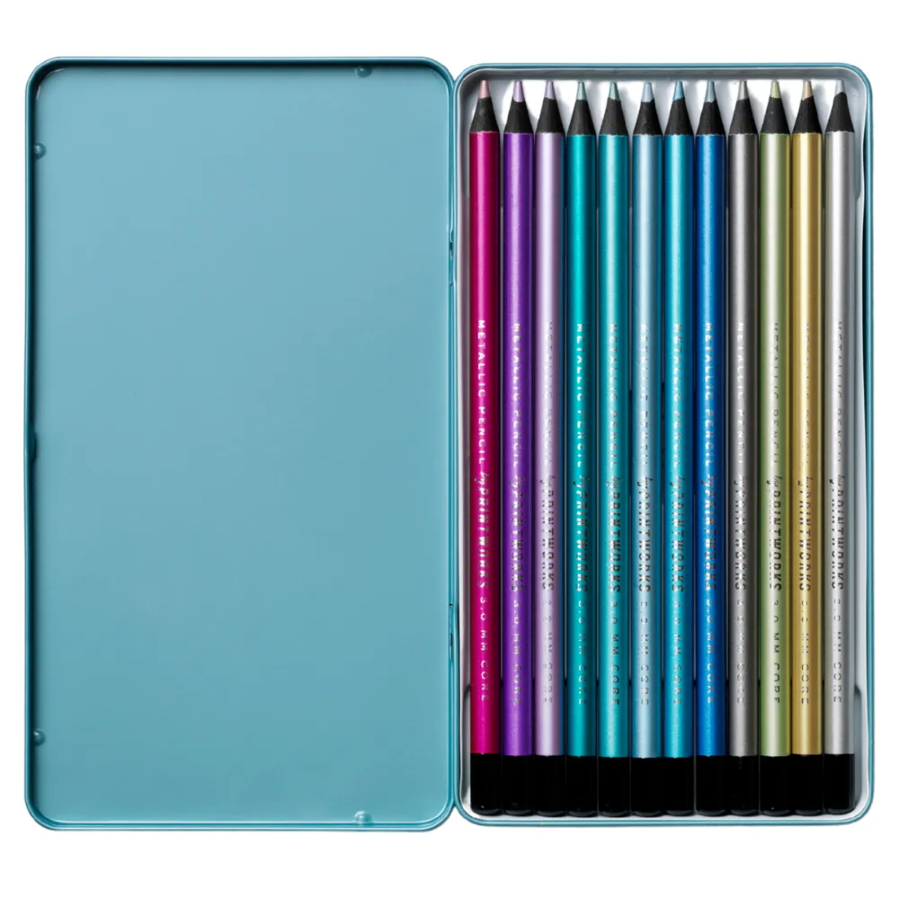  12 Buntstifte – Metallic