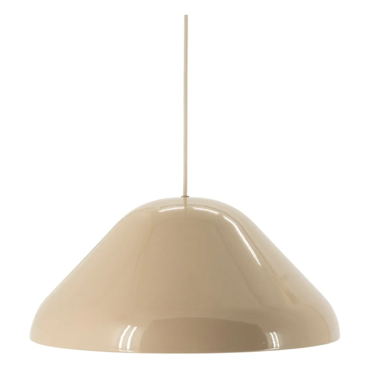 lamp Puro small Pendelleuchte 43,4x43,4x19,5 cm Eisen taupe
