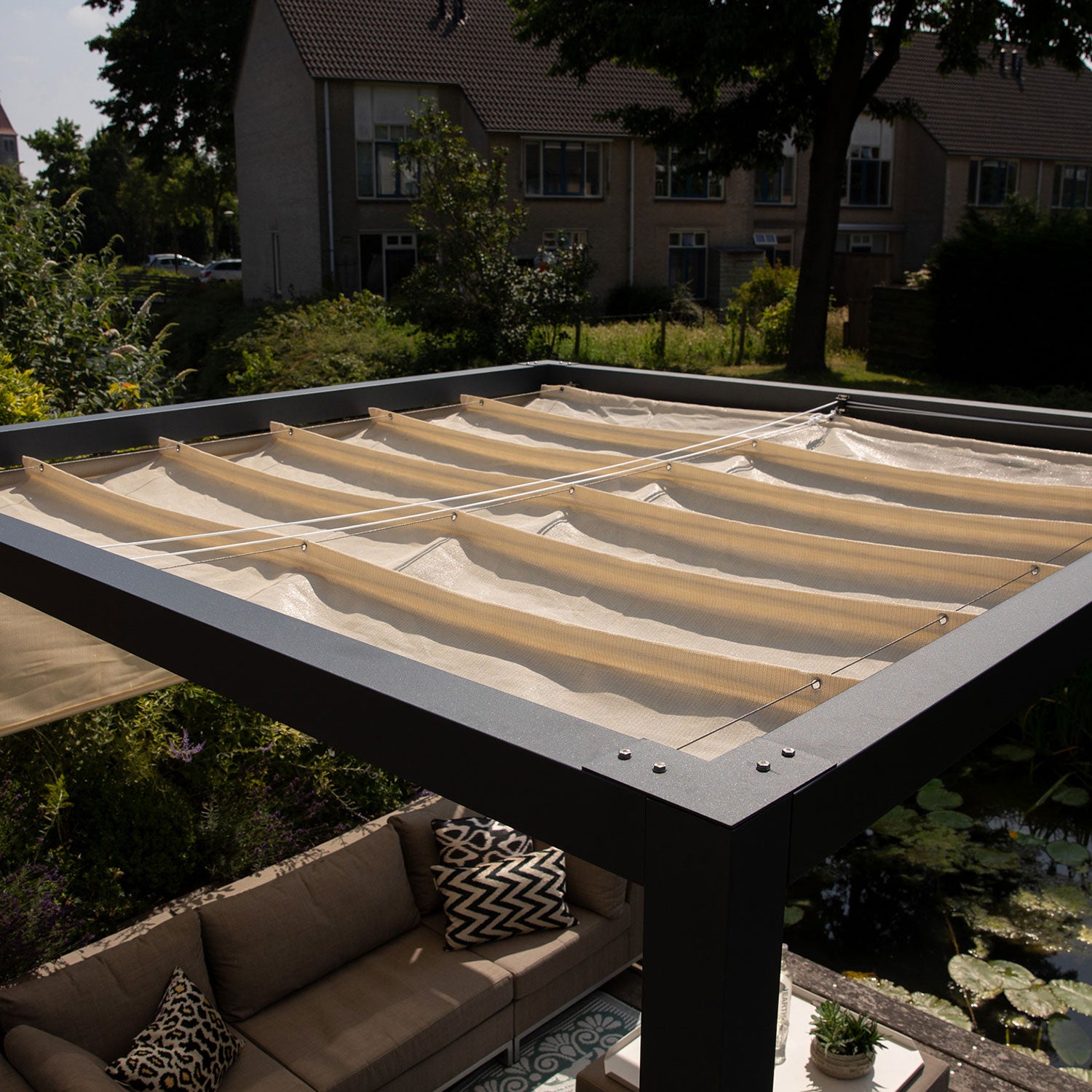 Coolfit Sonnensegel harmonica 290x300cm grau 