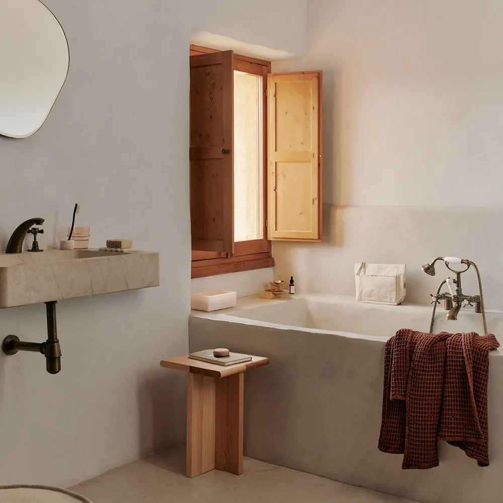 Handtuch aus Bio-Baumwolle Brown Clay