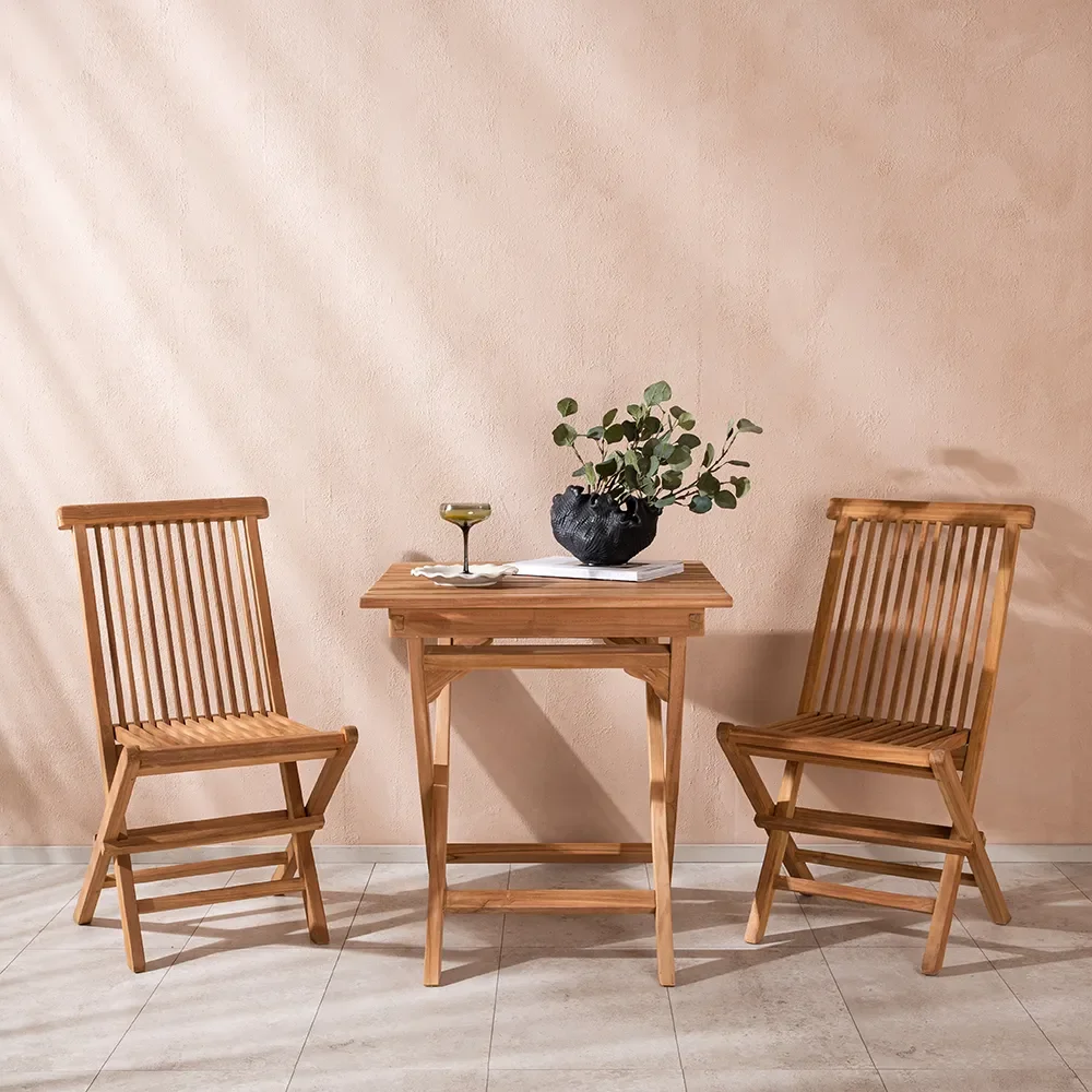 Ghana Couchtisch 70x70 cm Teak