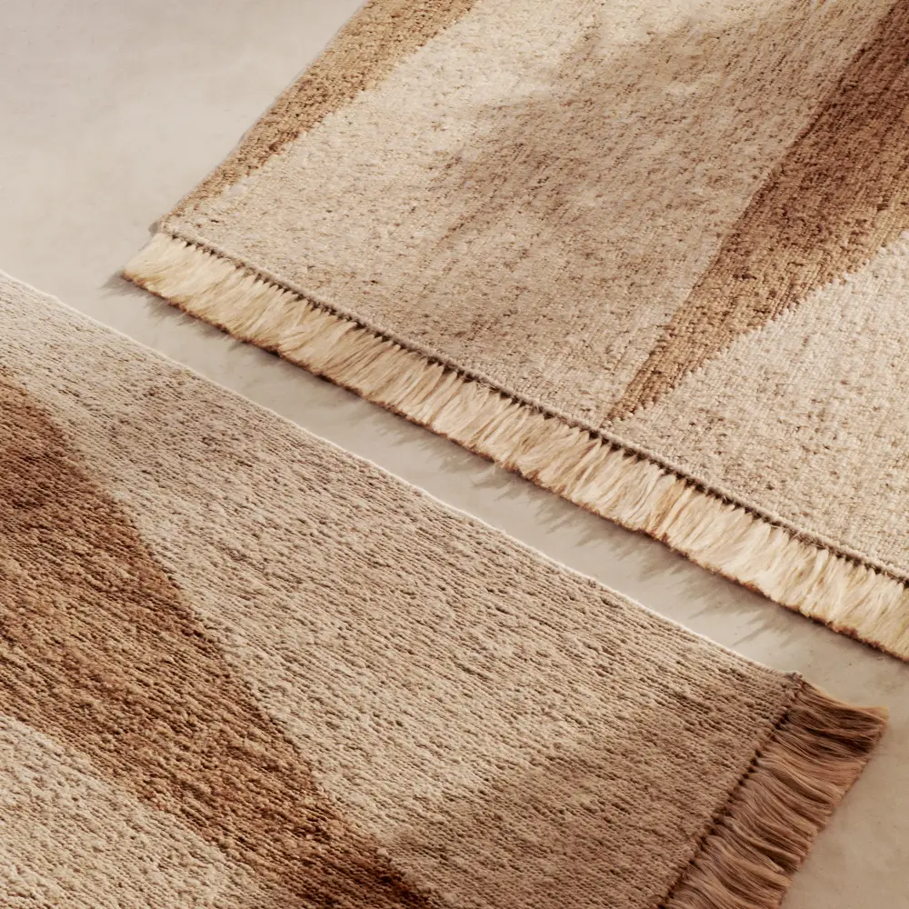 Studie Teppich 140x200 cm- Natural/Off-white