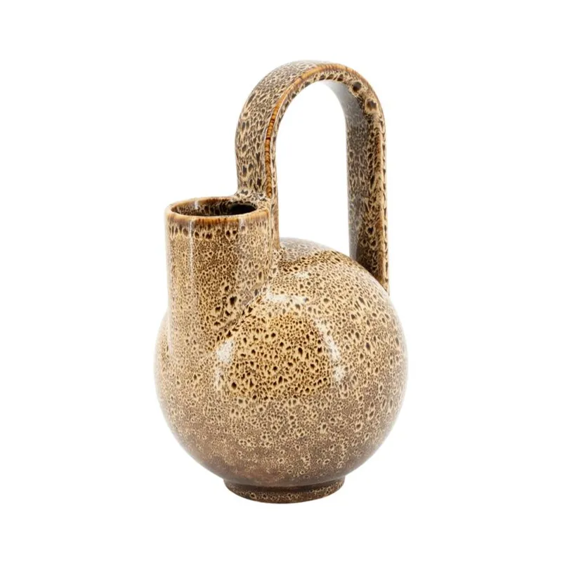Kyanta small 16x15,5x26 cm Steingut Braun