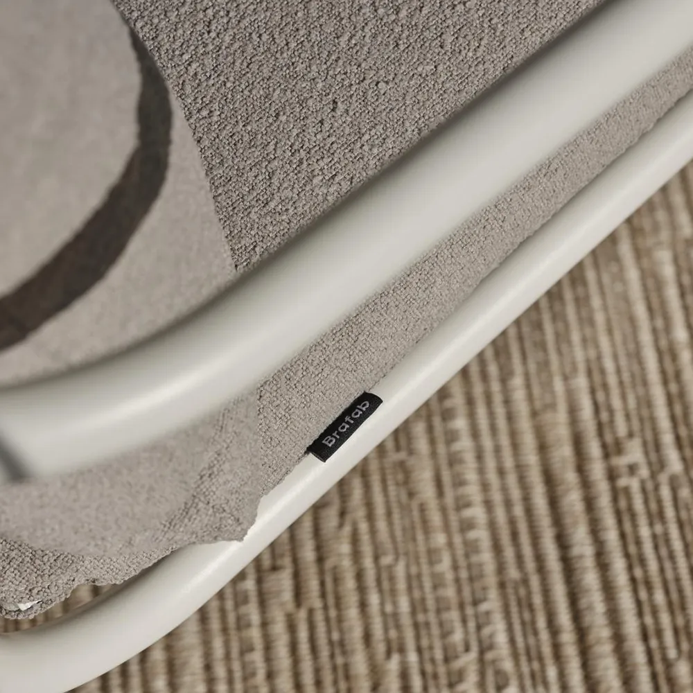 Bendt Sessel Teddy Beige/Pearl White