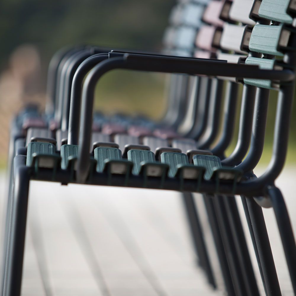 Clips Armlehnstuhl schwarz/Bambus 