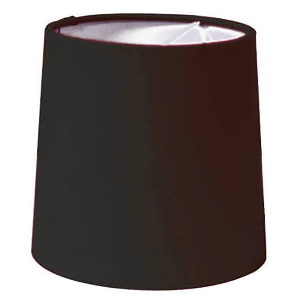 Massiver Lampenschirm 15cm Schwarz