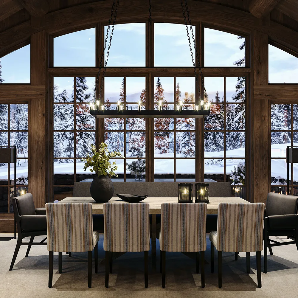 Deckenleuchte Crown 148x48 Cm Eisen