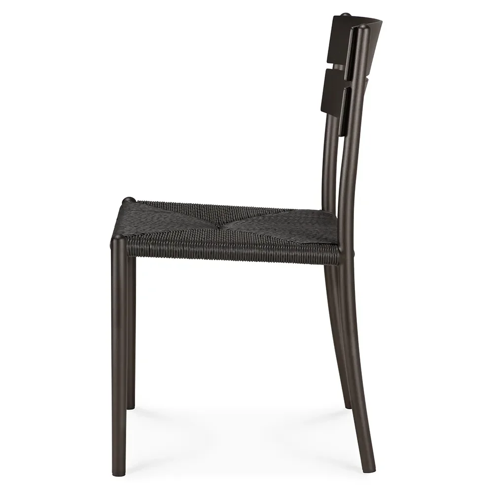 Elin Outdoor-Stuhl dunkelbraun