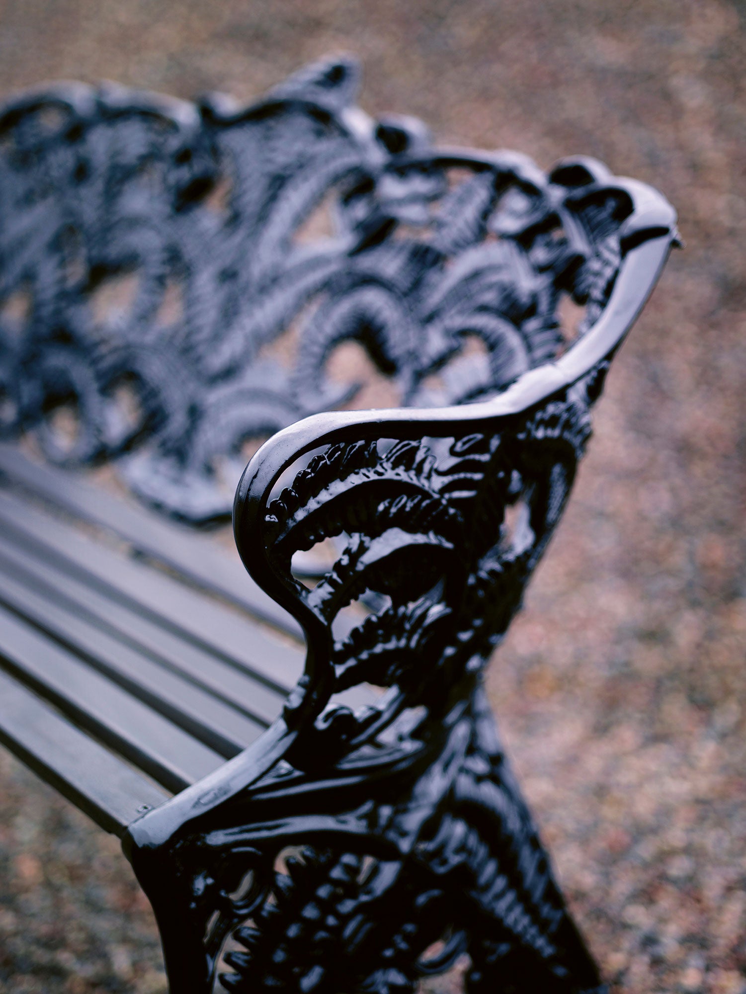 Sofa Classic / g:schwarz / h:grün lackiert. für Byarums Bruk