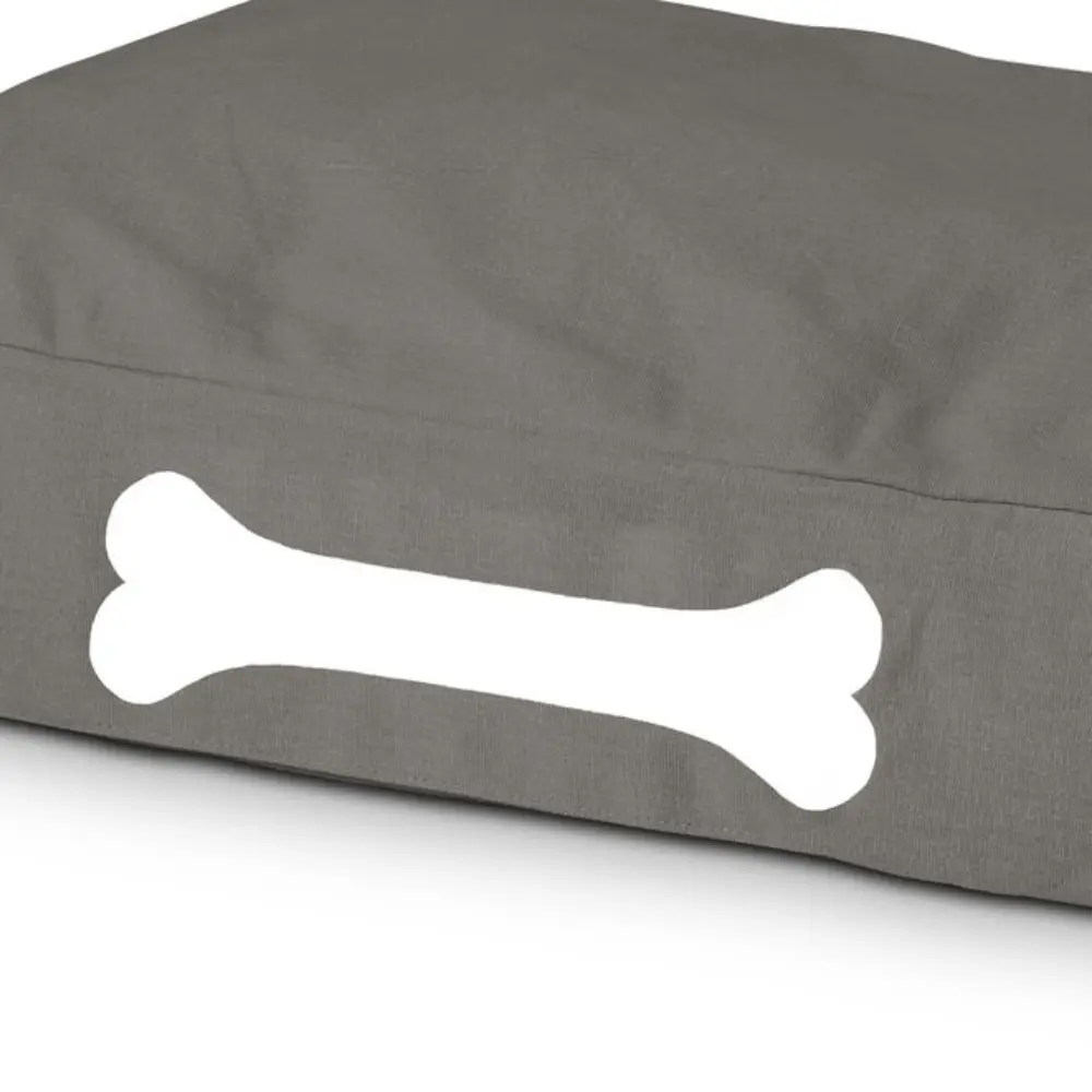 doggielounge S canvas recycled Hundebett charcoal grey