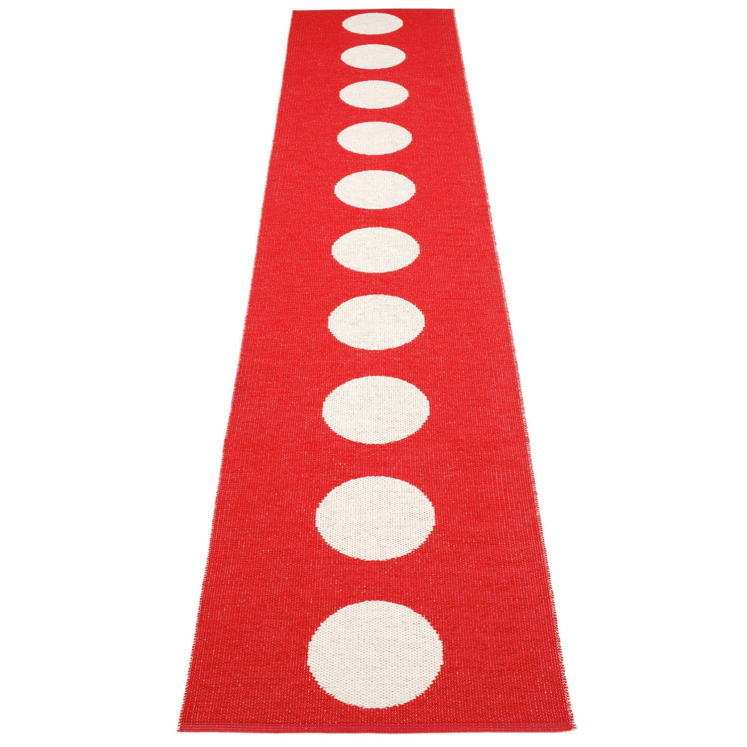 Vera Teppich 70x375 cm red / vanilla