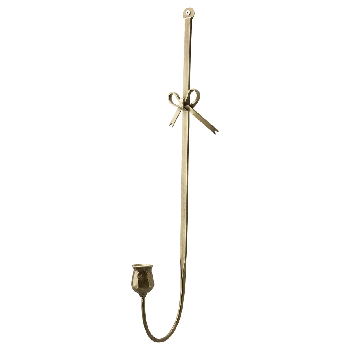 Wandkerzenhalter Francis L Brass H57 cm
