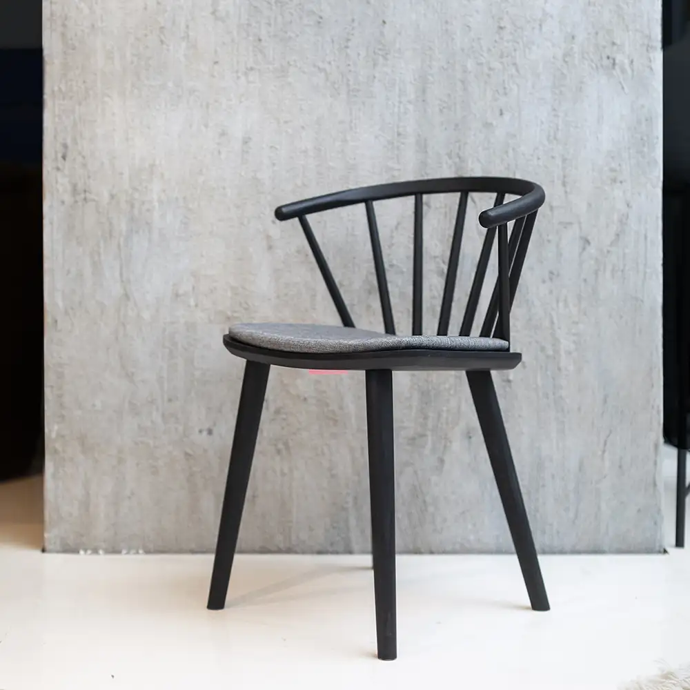 Edda Dining Chair schwarz 2er-Pack