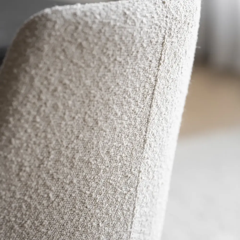 Sierra Esszimmerstuhl beige boucléstoff