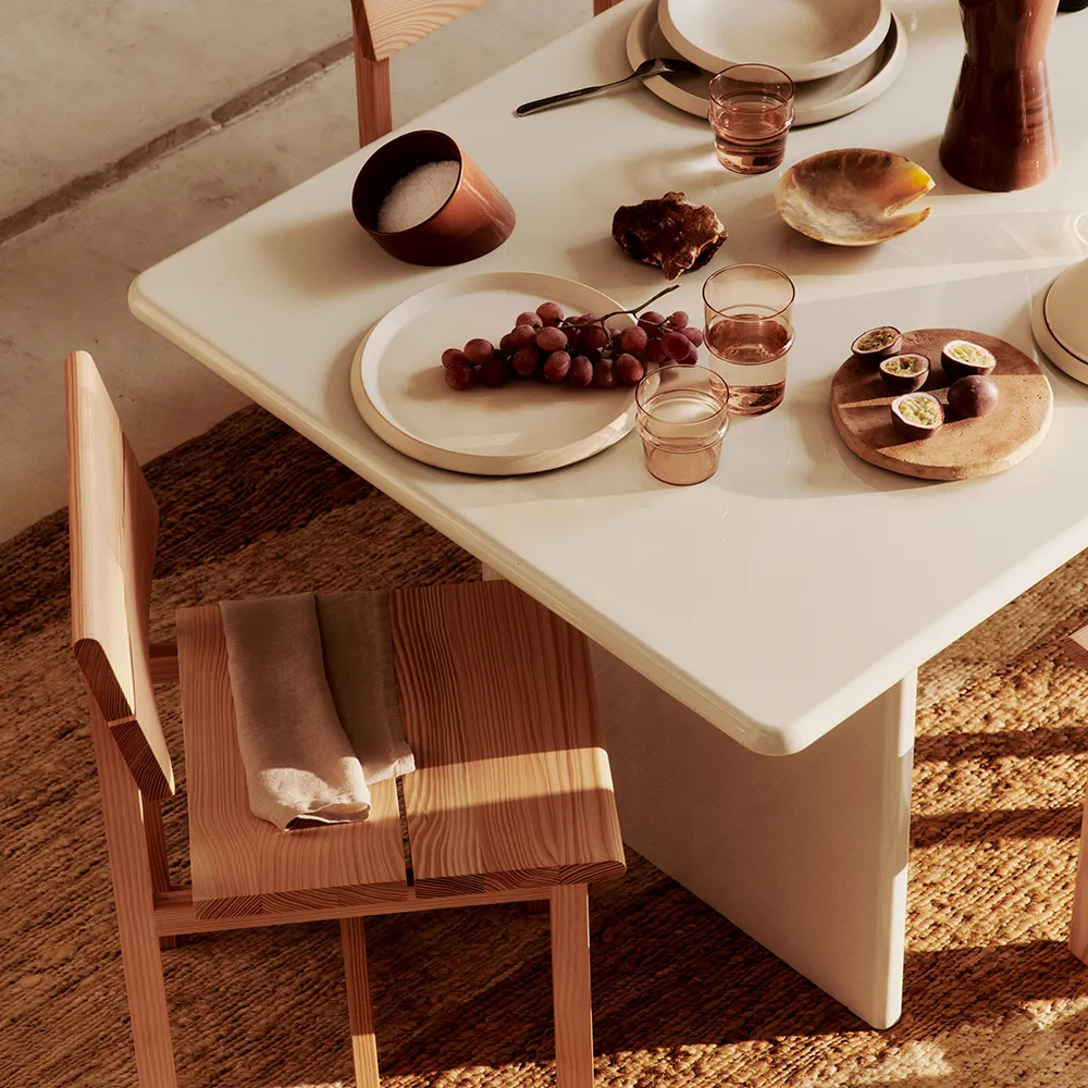 Rink Esstisch 240x90 cm - Eggshell