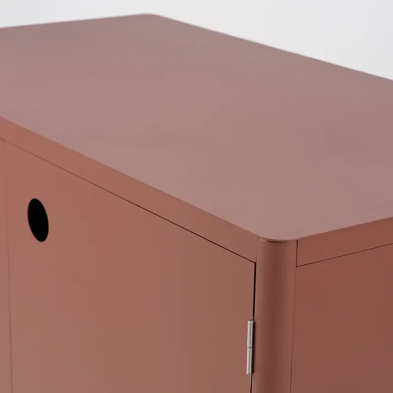 Kelia außenküche   mit türen  Zin Red