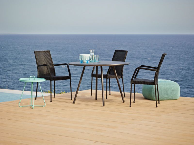 Area Esstisch Lava Grau