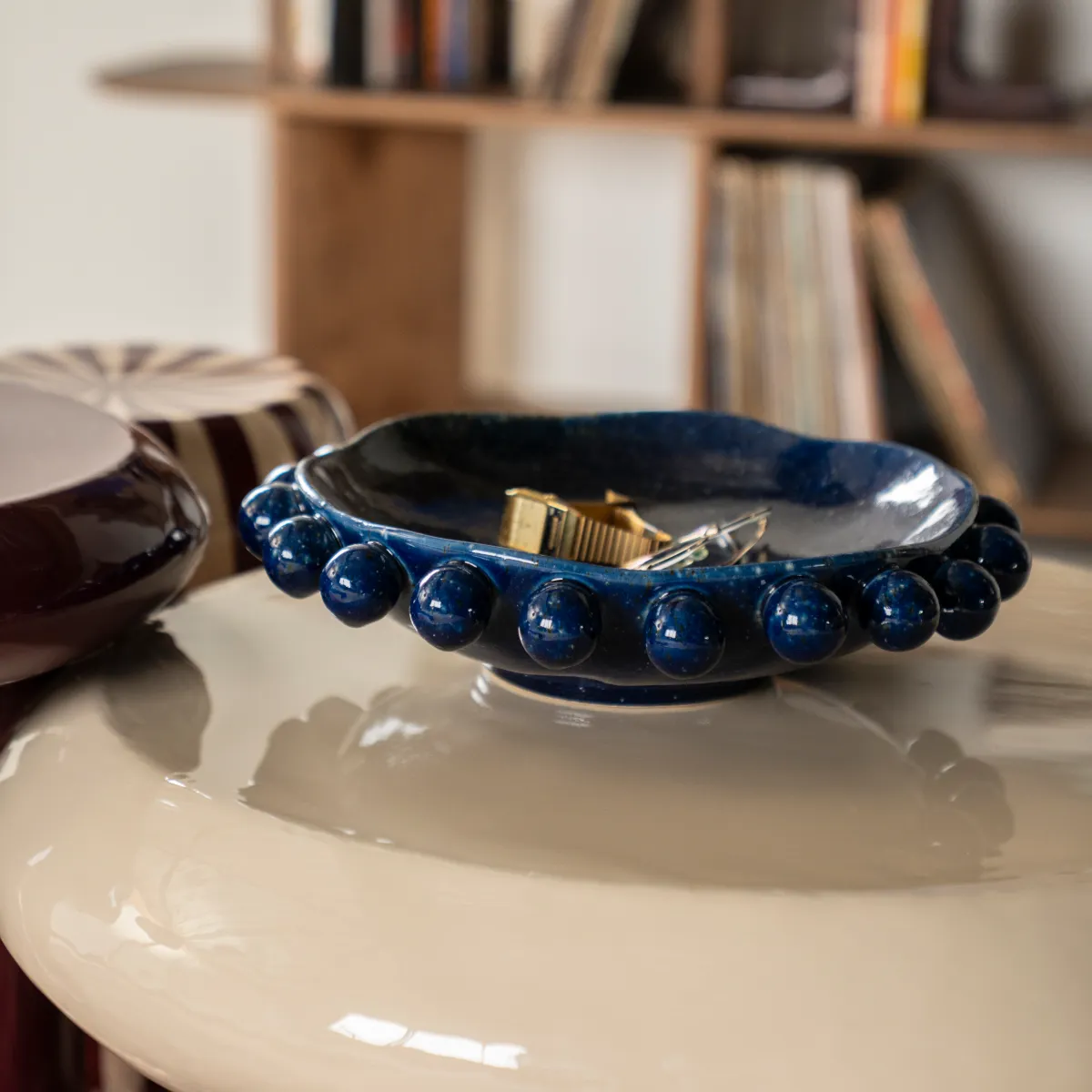 Bowl Viro - blue 35,5x35,5x9 cm