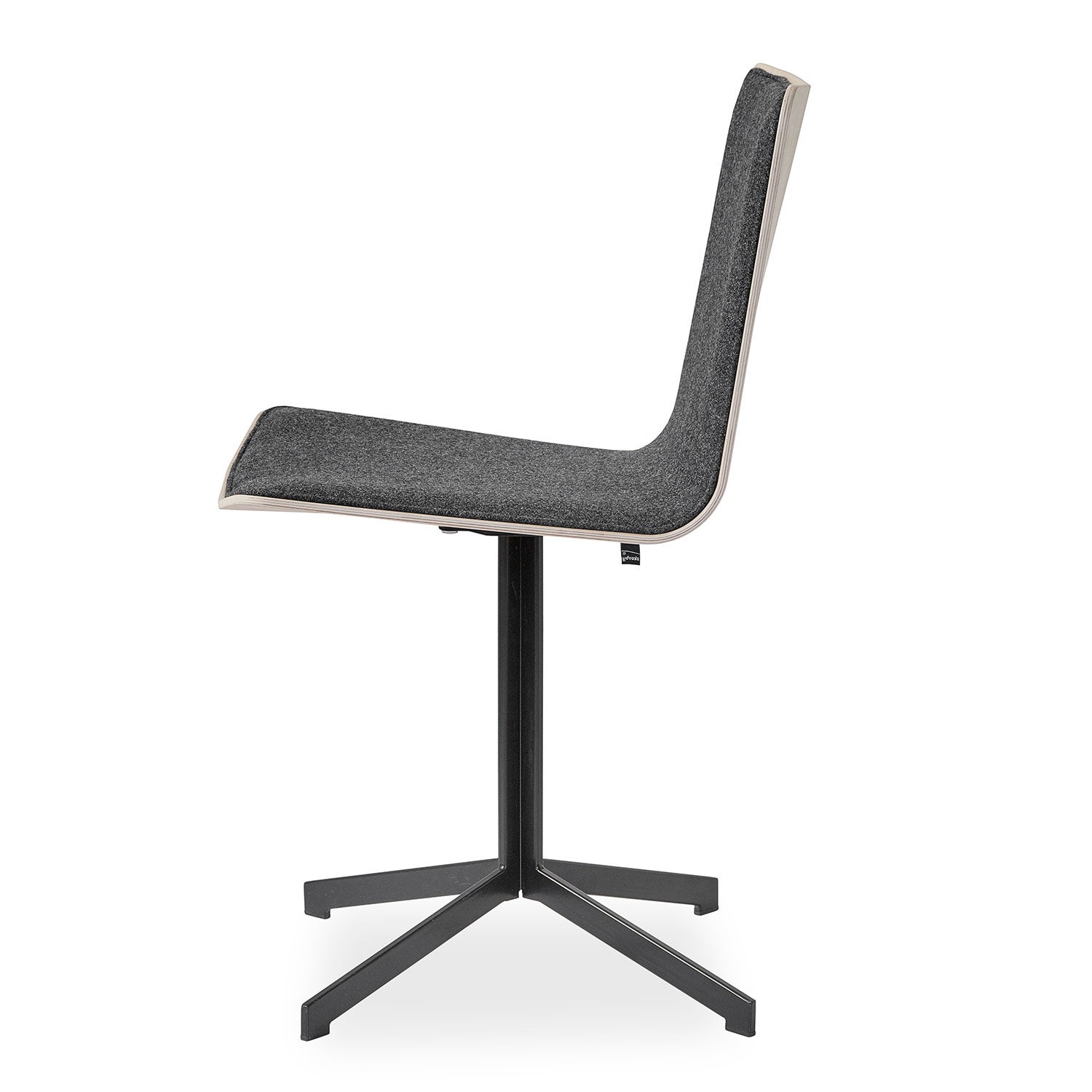 Sm803 Esszimmerstuhl Schwarz mit Leder 