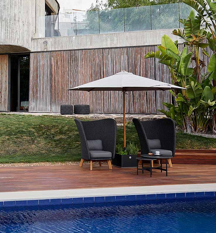 Grow Sonnenschirmfuß grau