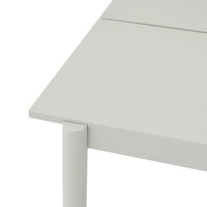 Linear Steel Esstisch 220x90 cm Grey