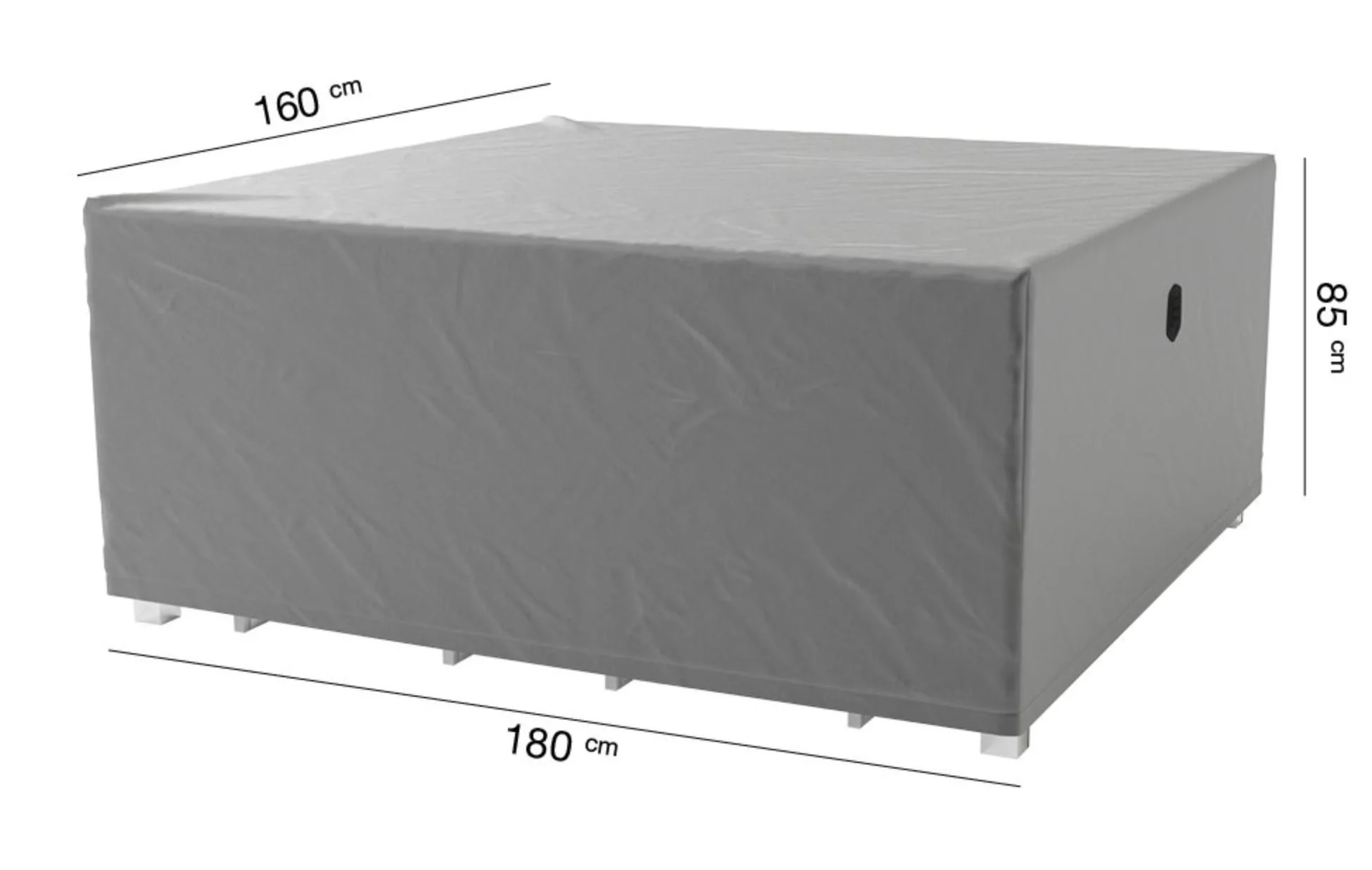 Möbelschutz Essgruppe 180x160xH85 Grau