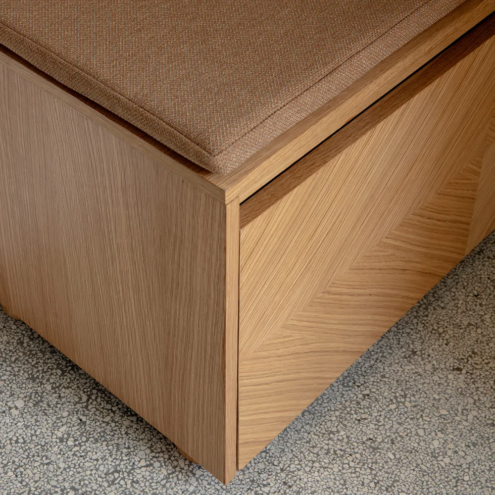 Aufbewahrungsbank Hideaway Gitter – Sugar Brown