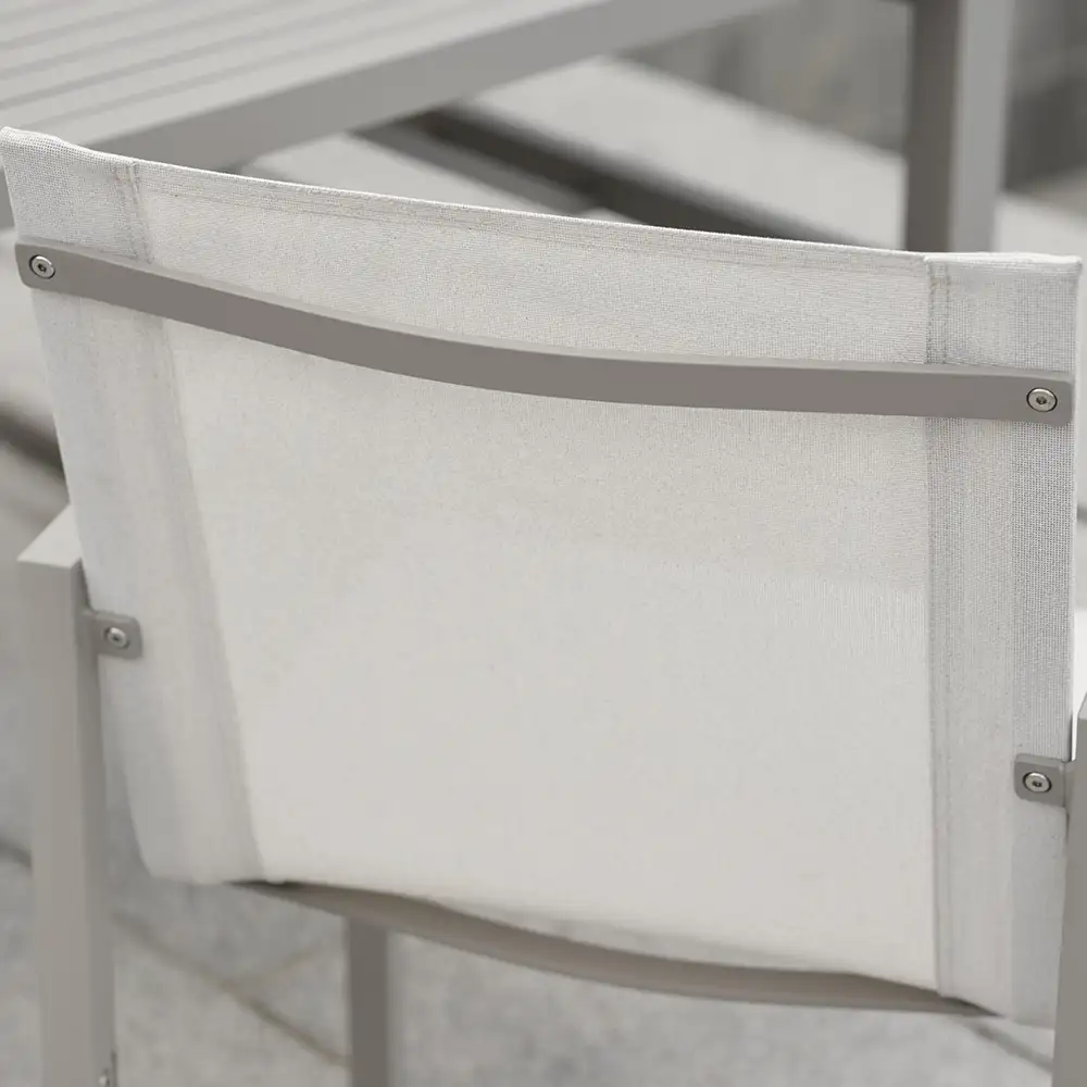 Vevi Sessel khaki/weiß