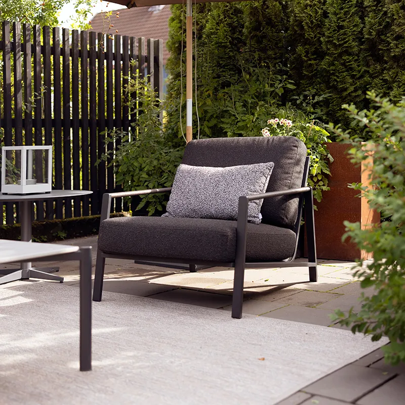 Lyra sessel Schwarz / Teddy black