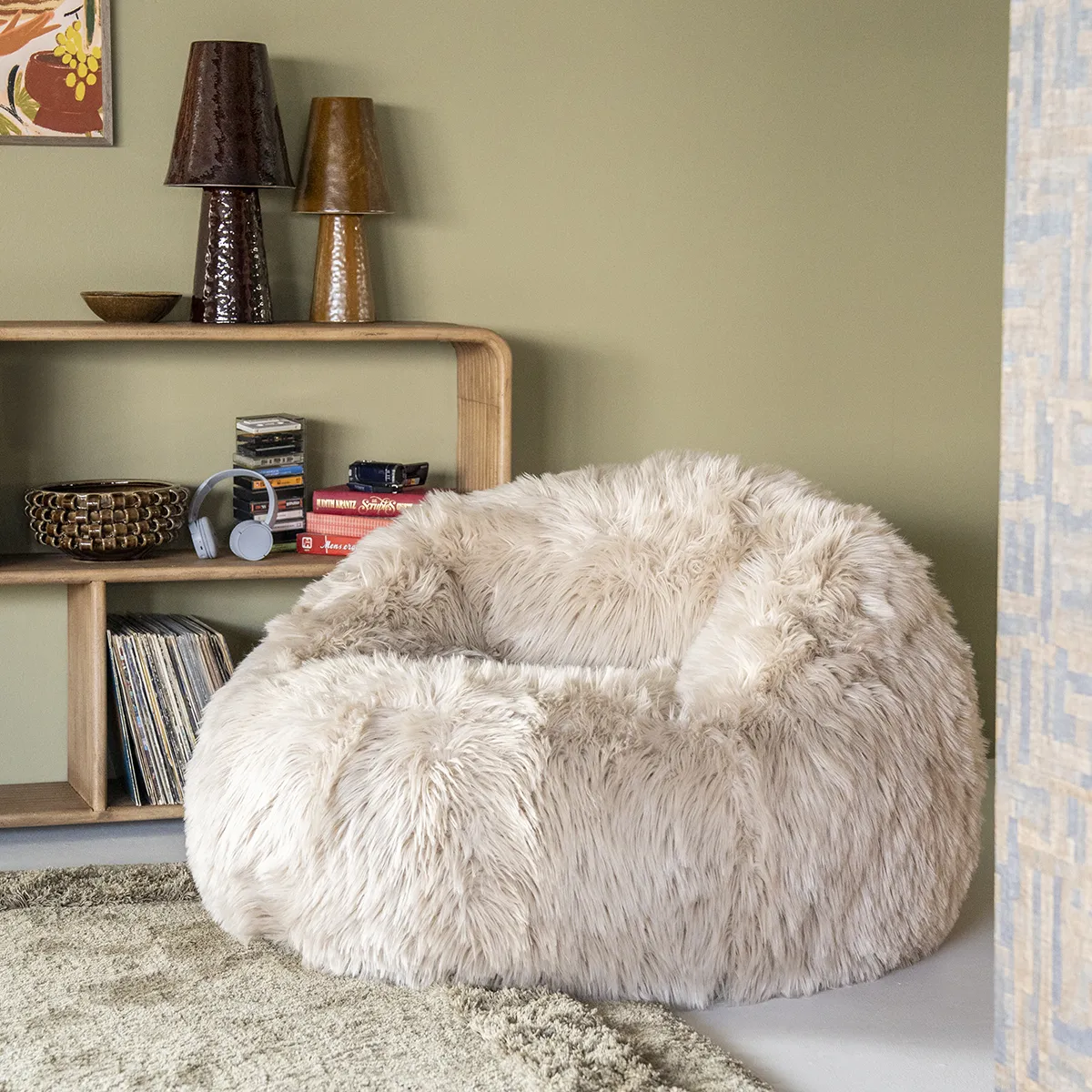 Aufblasbarer Sessel Snuzzle Taupe