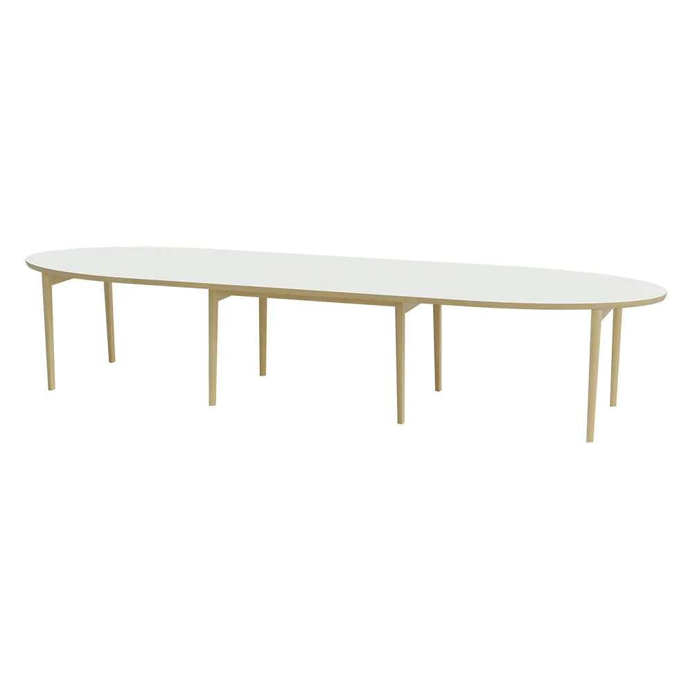 Sm78 Tisch Eiche Weißöl/Weißlaminat