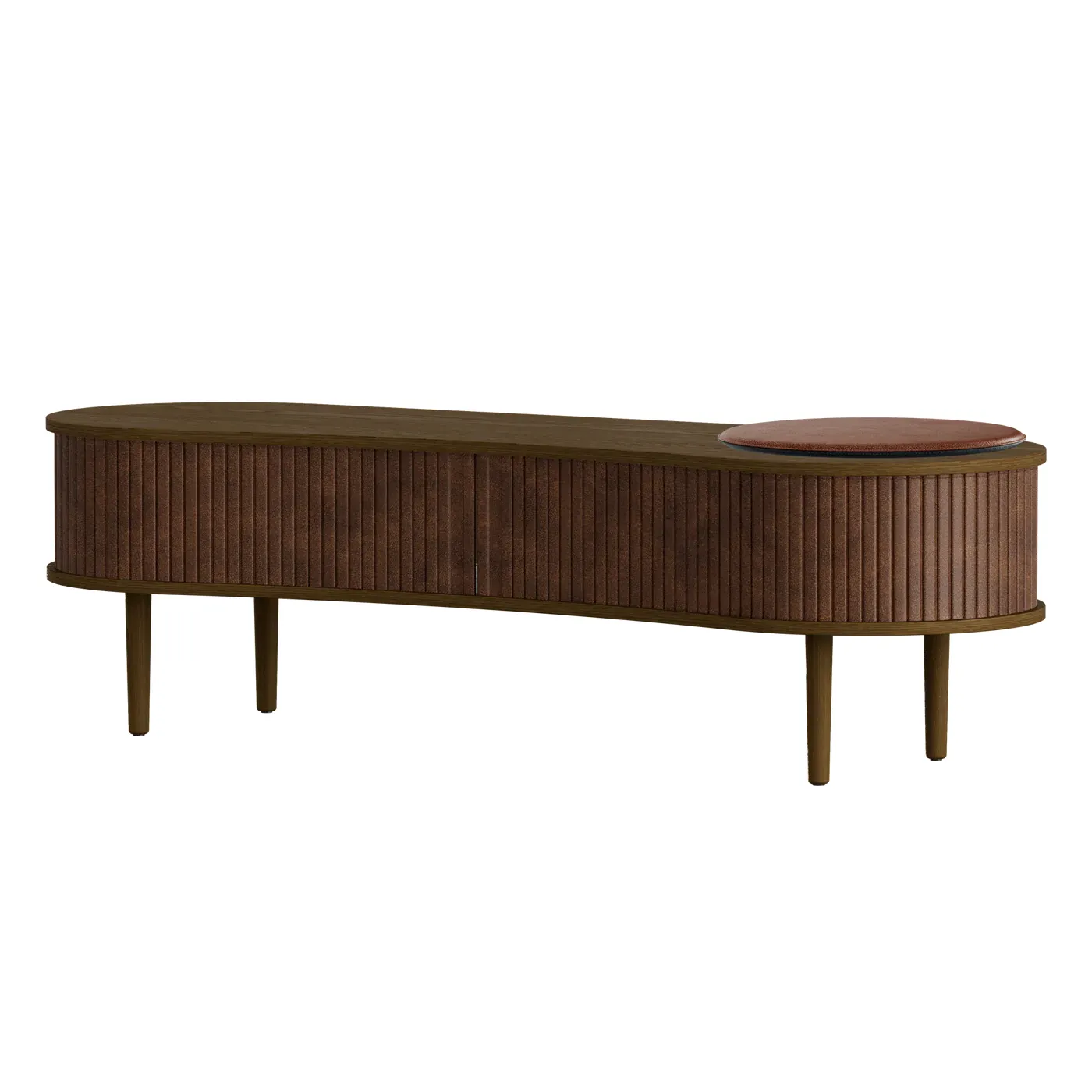 Audacious TV-Ständer Dunkle Eiche/Hazelnut