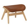 A Conversation Piece Ottoman Fußhocker Oak/Umage Leather Cognac
