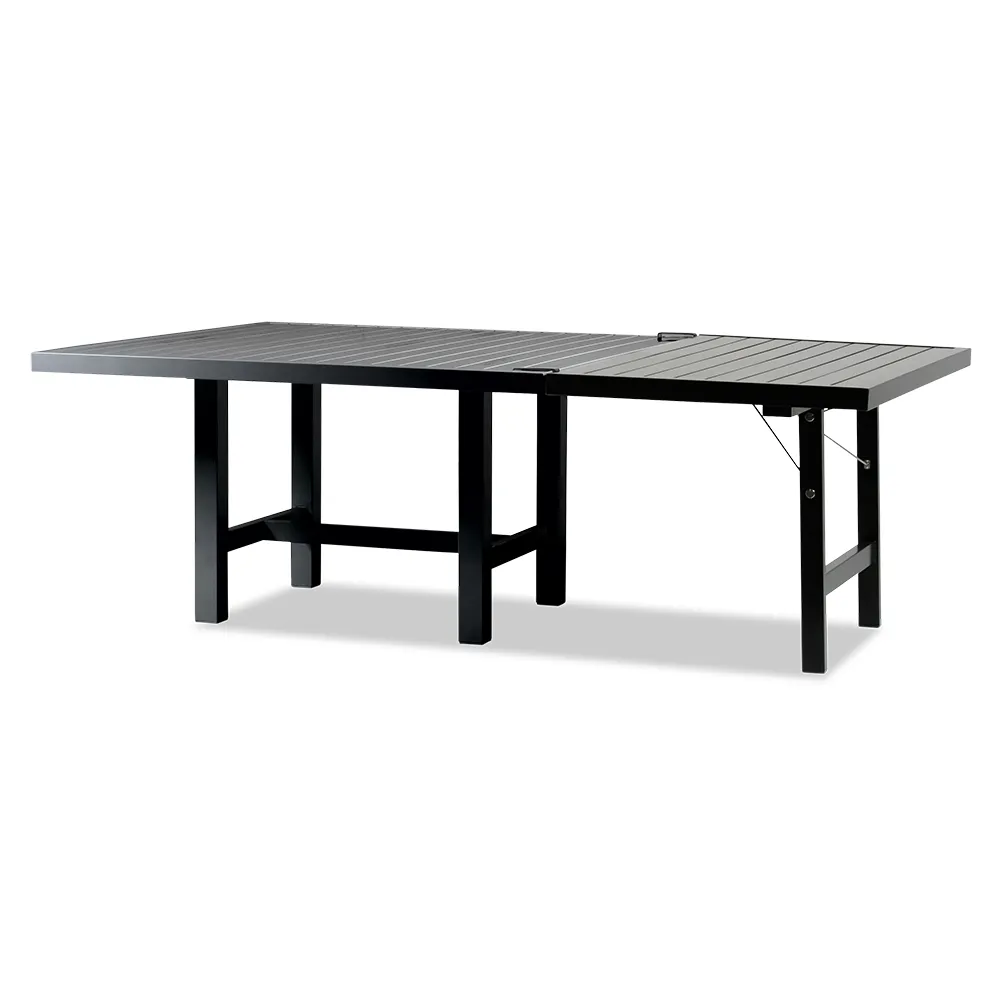 Zusatzplatte 122X68cm Höhe 65,5cm Schwarz Aluminium