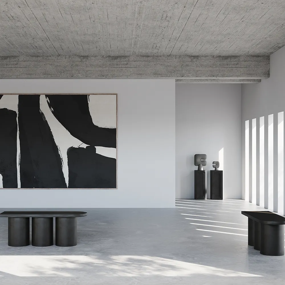  Big Foot Bench - Kaffee