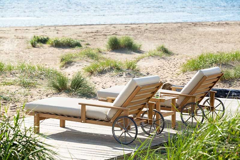 Wasserdichtes Sonnenliege-Kissen Beige