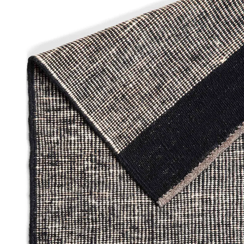 Dots kilim Teppich 250x350 Black