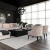 Fairfax Stoffsessel Rave wood